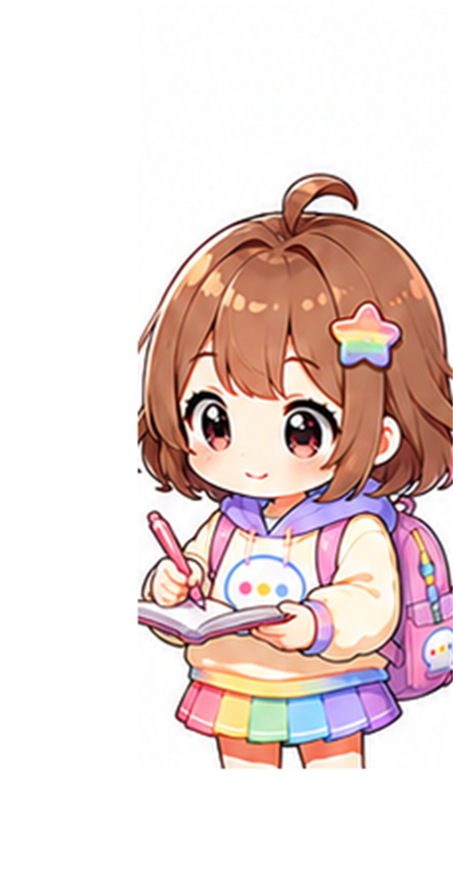 まなぶちゃんが直接オーダーを書いているイラスト